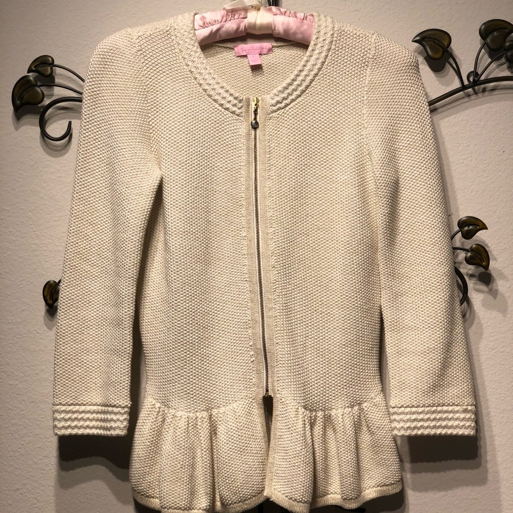 Lilly Pulitzer Festive Zip Sweater